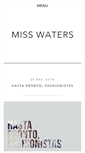 Mobile Screenshot of miss-waters.com